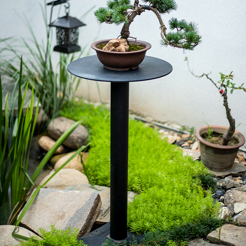 花架案台植架移动室外铁艺新架桌面加强钢可长园林绿艺术盆景中式