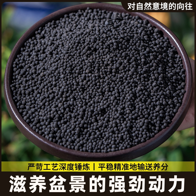 颗粒有液水营养高效培土培盆景缓释机型环枫树盆景盆栽有机肥通用