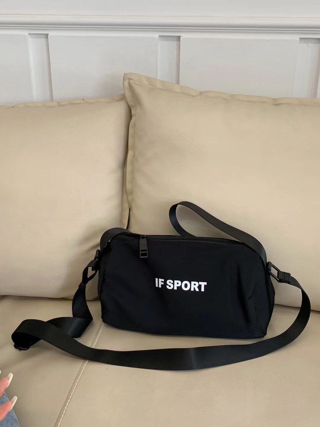 时尚大容量运动风单肩斜挎包2023潮牌百搭字母托特包女港风斜挎包,箱包皮具/热销女包/男包,通用款女包,淘宝优惠券,粉丝福利购,淘宝优惠卷