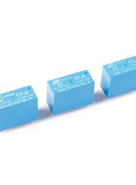继电器SMI-05V/12V/24VDC-SL-A/C/2C 5A 10A 4/5/8脚