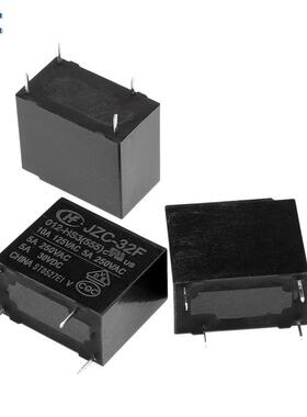 宏发继电器HF32FV-G-005-HSTF 12V 24V-HSTF(590)一组常开4脚10A