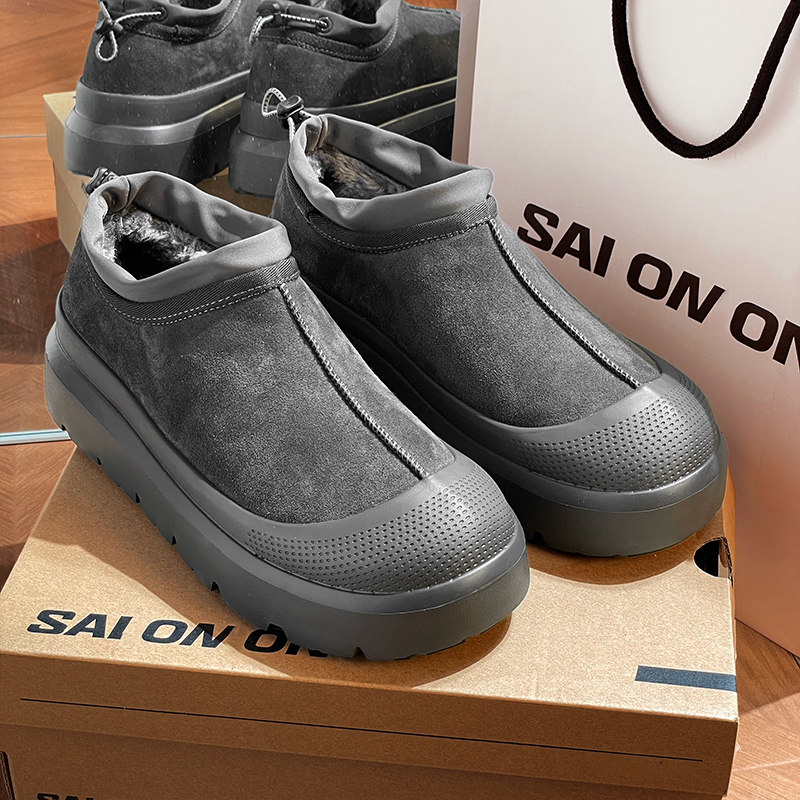 王一博塔斯曼彩壳雪地靴男女款冬季2025新款加绒加厚抗寒保暖棉鞋,流行男鞋,时尚雪地靴,淘宝优惠券,粉丝福利购,淘宝优惠卷