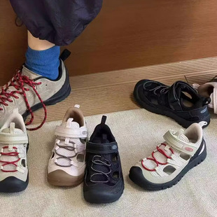 儿童溯溪凉鞋2025夏季新款男童包头镂空沙滩鞋女童软底户外鞋科恩