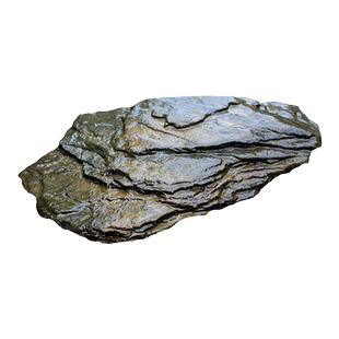 鱼缸底砂造景天然溪流石岩石片摆件生态乌龟爬台晒台水族专用石头