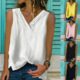 tops linen sleeveless Summer cotton wome ladies vest shirt