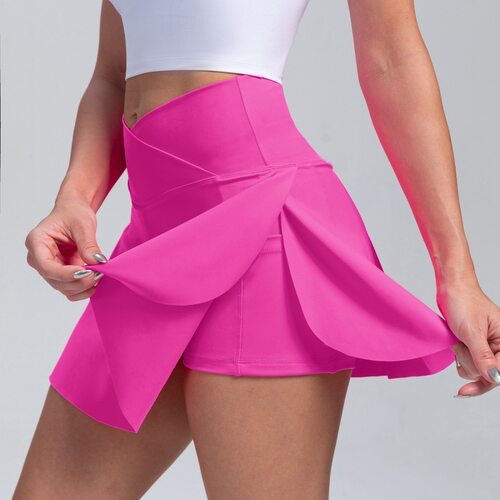 Women Pleated Tennis Skirt Shorts Golf Skorts Workout高腰女