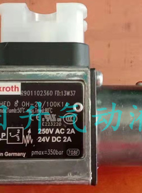 Rexroth力士乐压力继电器HED80H-20/200K14 HED80H-20/100K14原装