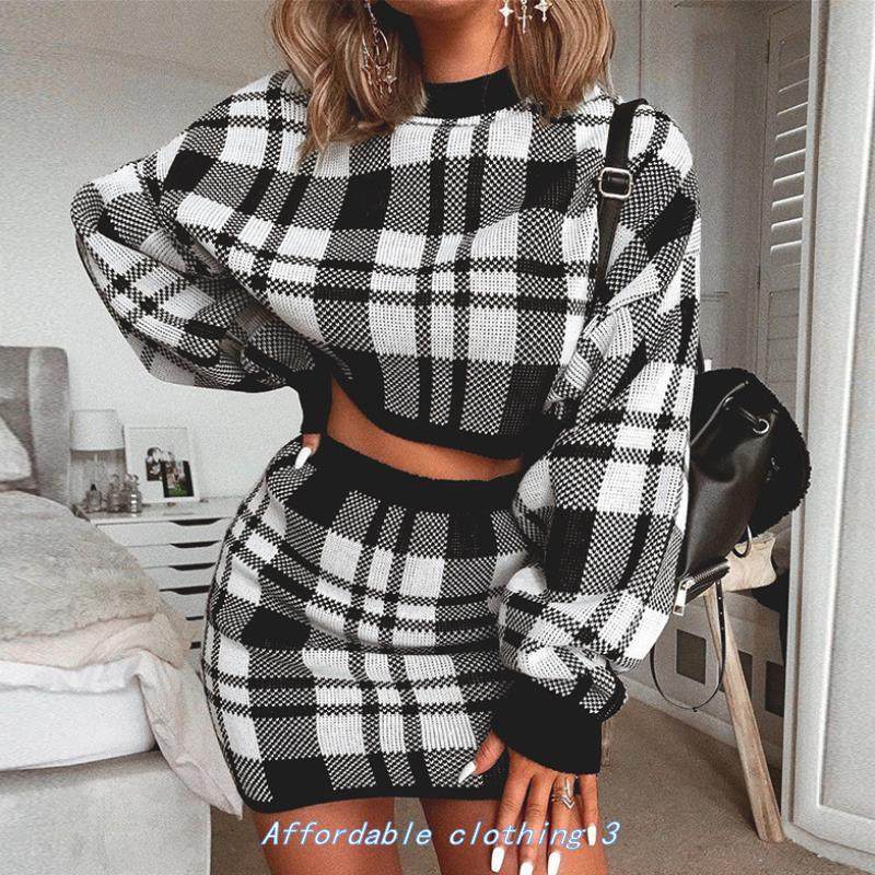 knitted tWo-piece Set Autumn pArty Short dreSS Women SWeAterin the Women's clothing/Boutique , Set/Student uniforms/Work uniforms , Fashion Set  category - from Buy2taobao.com to provide professional Taobao agent buy service