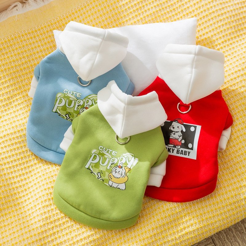 连帽比熊卫衣薄款秋冬季可牵引猫咪泰迪比熊约克夏小狗狗宠物衣服,宠物/宠物食品及用品,狗宠物服装/雨衣,淘宝优惠券,粉丝福利购,淘宝优惠卷