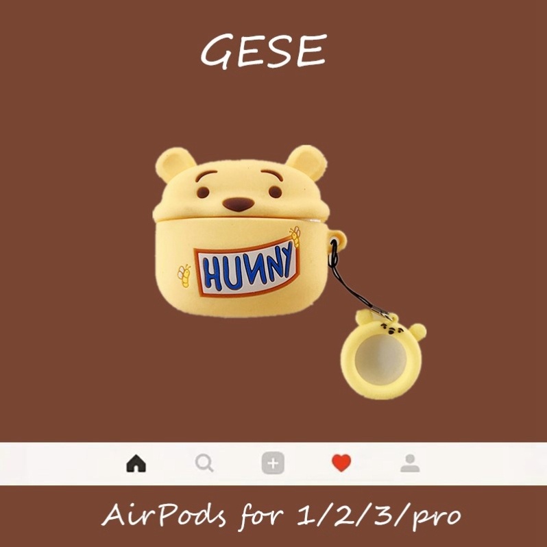 airpod保护壳卡通适用airpods2保护套3pro套小熊维尼airport耐脏|msdalam kategori Aksesori Digital 3C, MP3/Aksesori MP4, Aksesori fon kepala - dari Buy2taobao.com untuk memberikan perkhidmatan ejen Taobao profesional membeli