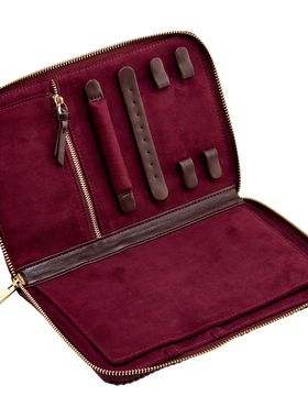 WOLF/沃尔夫Bella旅行首饰包收纳盒精致拉链吊坠项链珠宝饰品