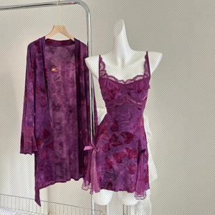 Baju Tidur Bertali Gantung Wanita Saiz Besar Gaya Seksi dan
