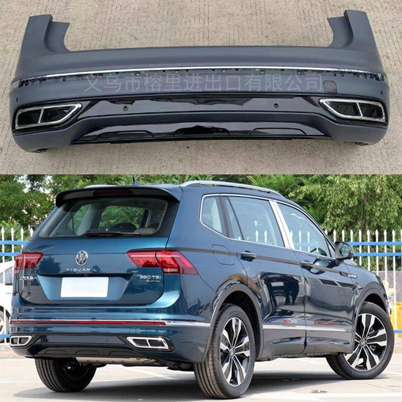 适用于2022款大众途观R-LINE后保险杠总成rearbumperassy