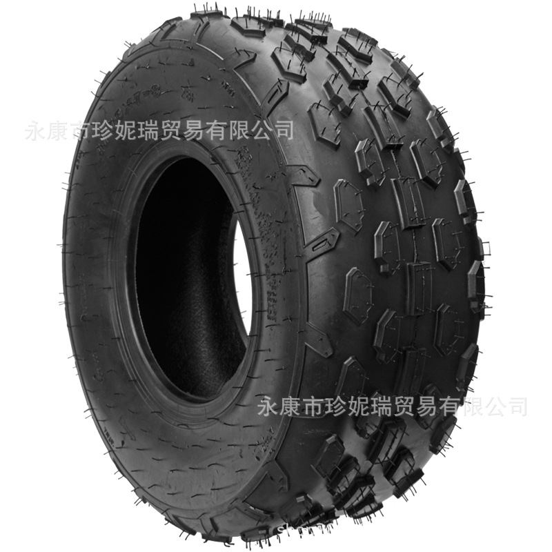 四轮摩托车ATV沙滩车配件AT19X7-8寸高尔夫球车巡逻车钻石外轮胎