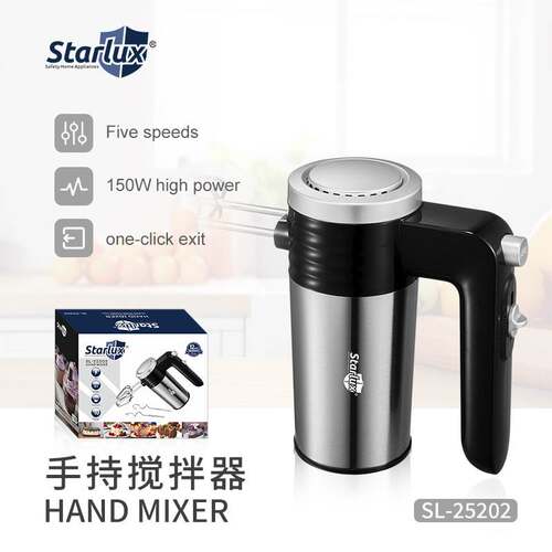 starlux跨境家用电动打蛋器和面机手持搅拌棒小型不锈钢现货