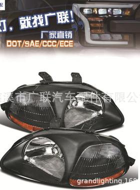 适用于本田思域CIVIC19961998美标车灯汽车头灯