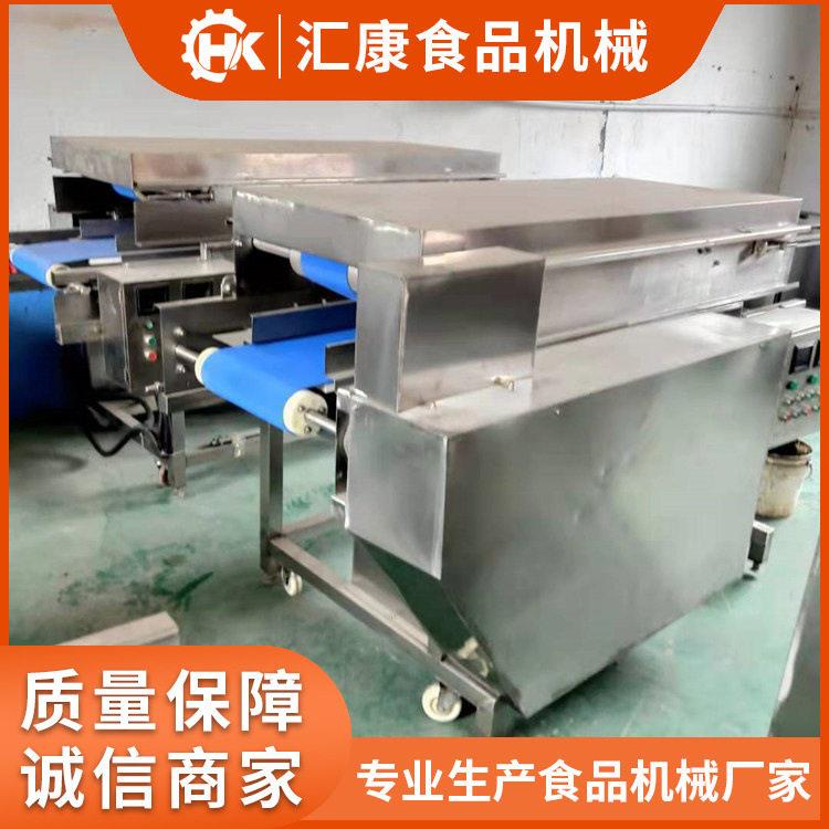 汇康牌多层鸡肉切片机 带式输送鸡排分片机 鲜猪肉割片设备优惠