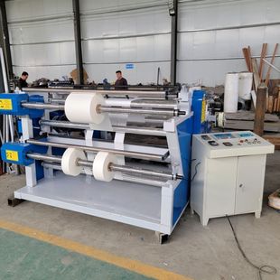 小型全自动分切复卷机无纺布收卷机牛皮纸皮革薄膜瓦楞纸分条机