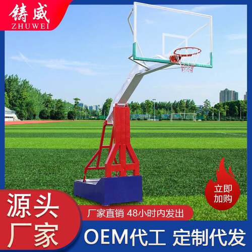 铸威移动户外篮球架标准成人篮球框室外家用儿童蓝球架比赛落地式