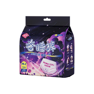 纳可晚安裤6包30条大码安心裤型卫生巾睡裤女经期用姨妈巾日夜用