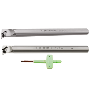 数控弹簧钢加硬内孔车刀杆95度菱形镗孔刀柄S16Q-SDUCR11机夹刀具