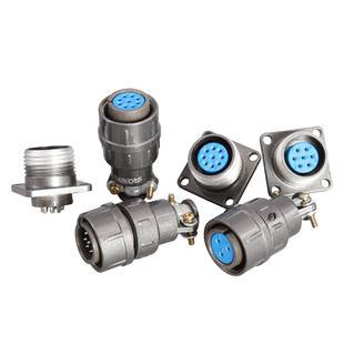 航空插头CX16-2/3/4/5/7/9芯 正装CX16Z9FG1插座 开孔16MM 连接器