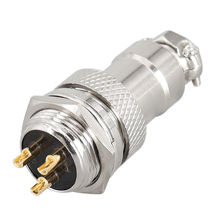 镀金航空插头16mm插座GX16-2/3/4/5/6/7/8/9/10芯连接器 公头母头