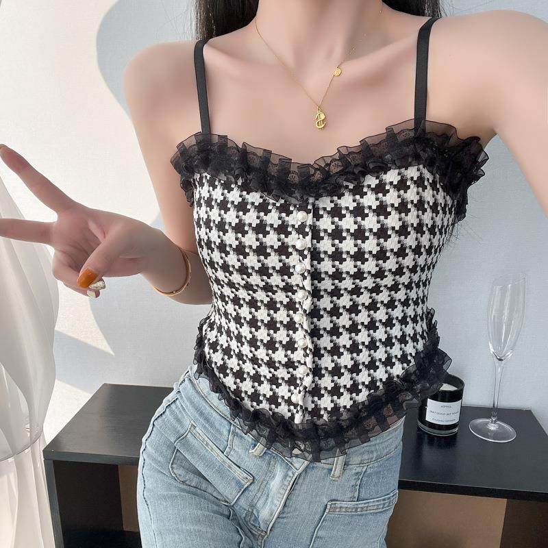 时尚美背珍珠百搭韩版调节肩带抹胸固定杯防走光吊带背心女士内衣,女装/女士精品,背心吊带,淘宝优惠券,粉丝福利购,淘宝优惠卷