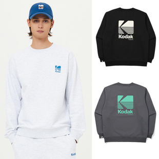 kodak柯达25FW新款秋冬潮牌卫衣套头纯棉运动衫
