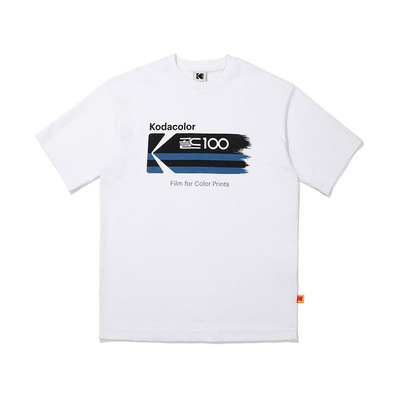 Kodak柯达百搭服装纯棉圆领T恤潮流时尚短袖上衣