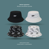 双面盆帽女 帽子男潮牌遮阳帽嘻哈休闲百搭青年韩版 渔夫帽男士 夏季