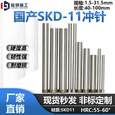国产高速钢skd11冲针冲头冲孔针
