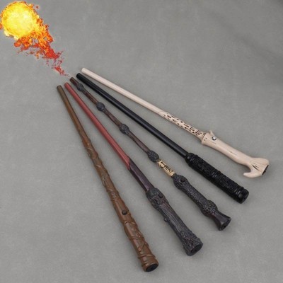 哈利波特魔杖可喷火魔杖邓布利多魔法棒送礼物生日玩具喷火法杖