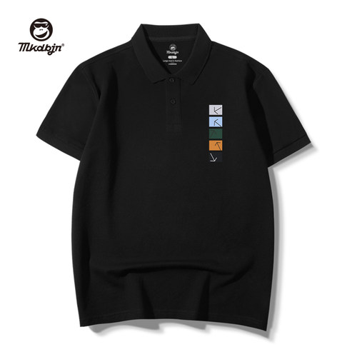 大码短袖polo衫胖子夏装