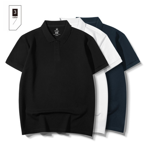 纯色polo衫短袖宽松2026夏季