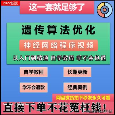 遗传算法GA优化BP神经网路和MATLAB程序影片识别分类拟合预测降维