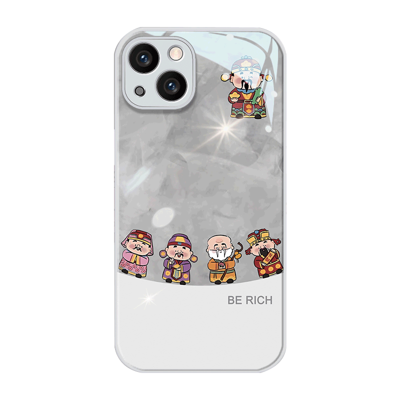 鞭炮财神爷适用vivox90玻璃壳