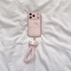 粉kt猫表情挂绳适用苹果17手机壳iPhone16 15promax新款 vivos30可爱女OPPOreno14华为pura80气垫小米17promax