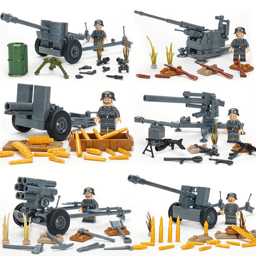 人仔积木军事武器拼装玩具