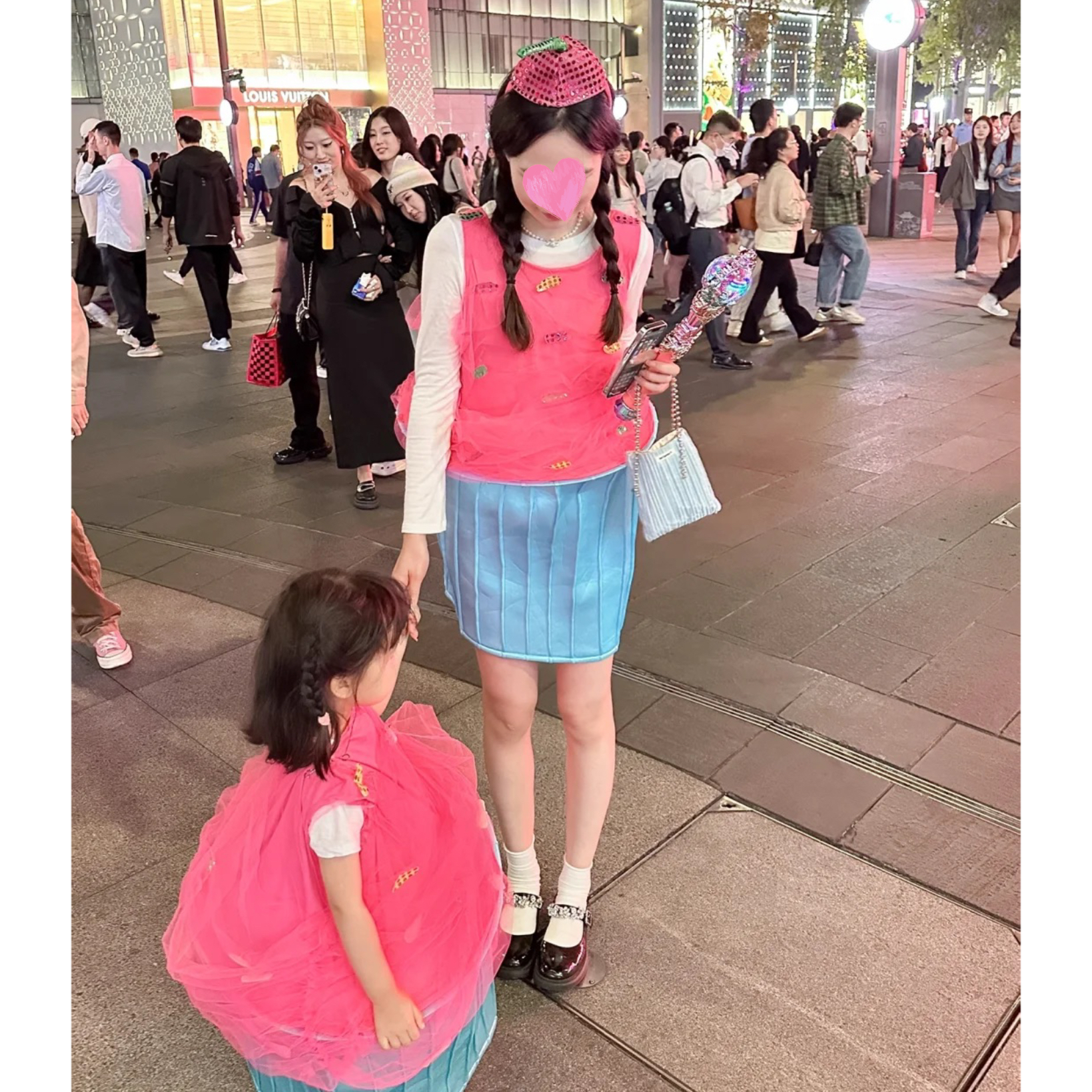 派对生日装扮女孩cosplay女童蛋糕cos服装亲子小裙子可爱小朋友女