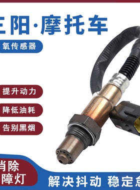 适用三阳迪爵125摩托车Tini100悍将Taking50i蜂鸟行SHEX氧传感器