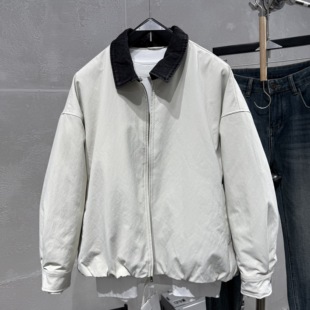 痞帅百搭超柔实体同款 翻领羽绒服潮流90绒美式 上衣 男新款 2025冬季