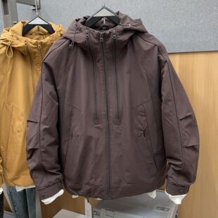 男士秋冬新款棉服夹克工装加棉保暖流行时尚青年二棉外套时尚上衣