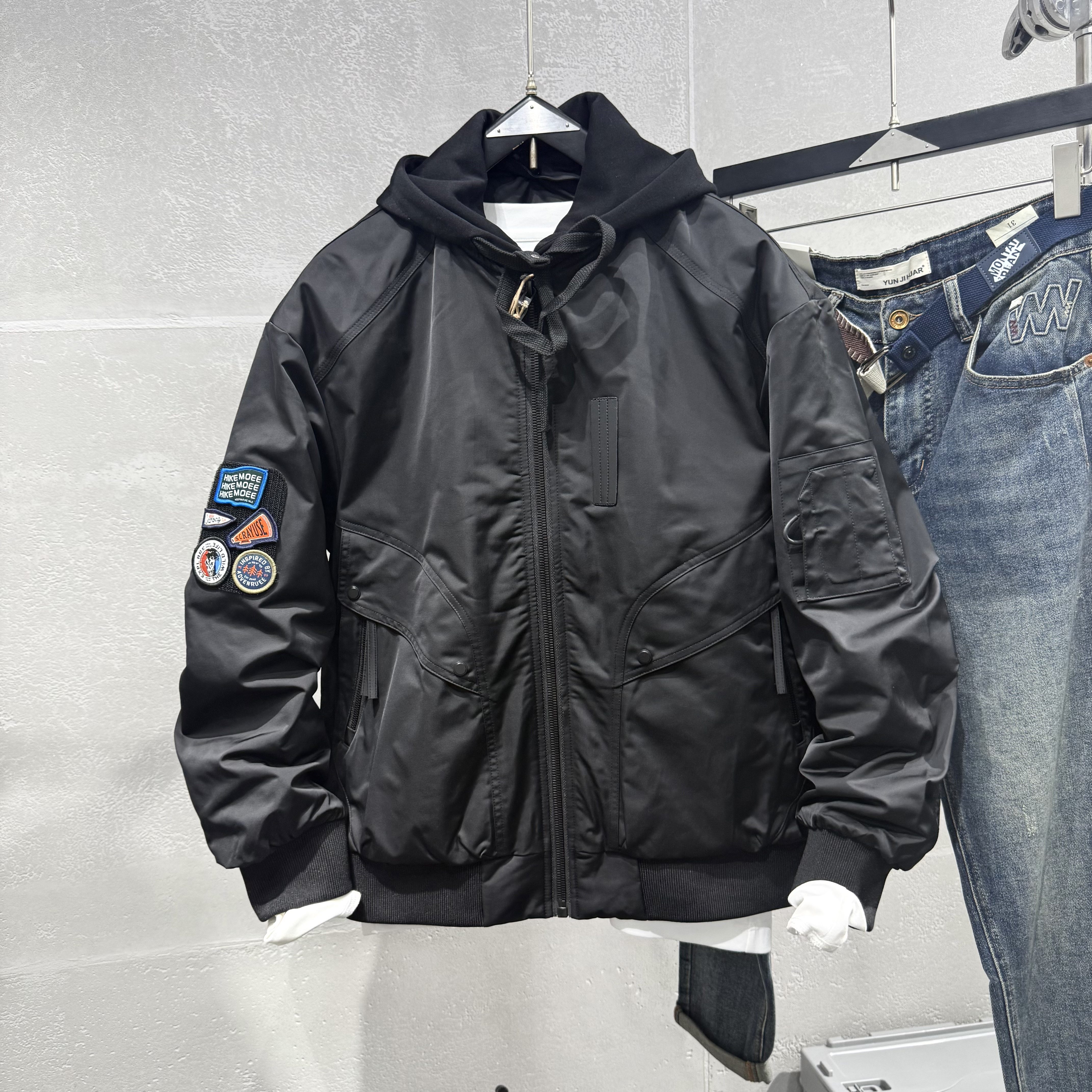 2025秋季新款男士短款薄棉外套