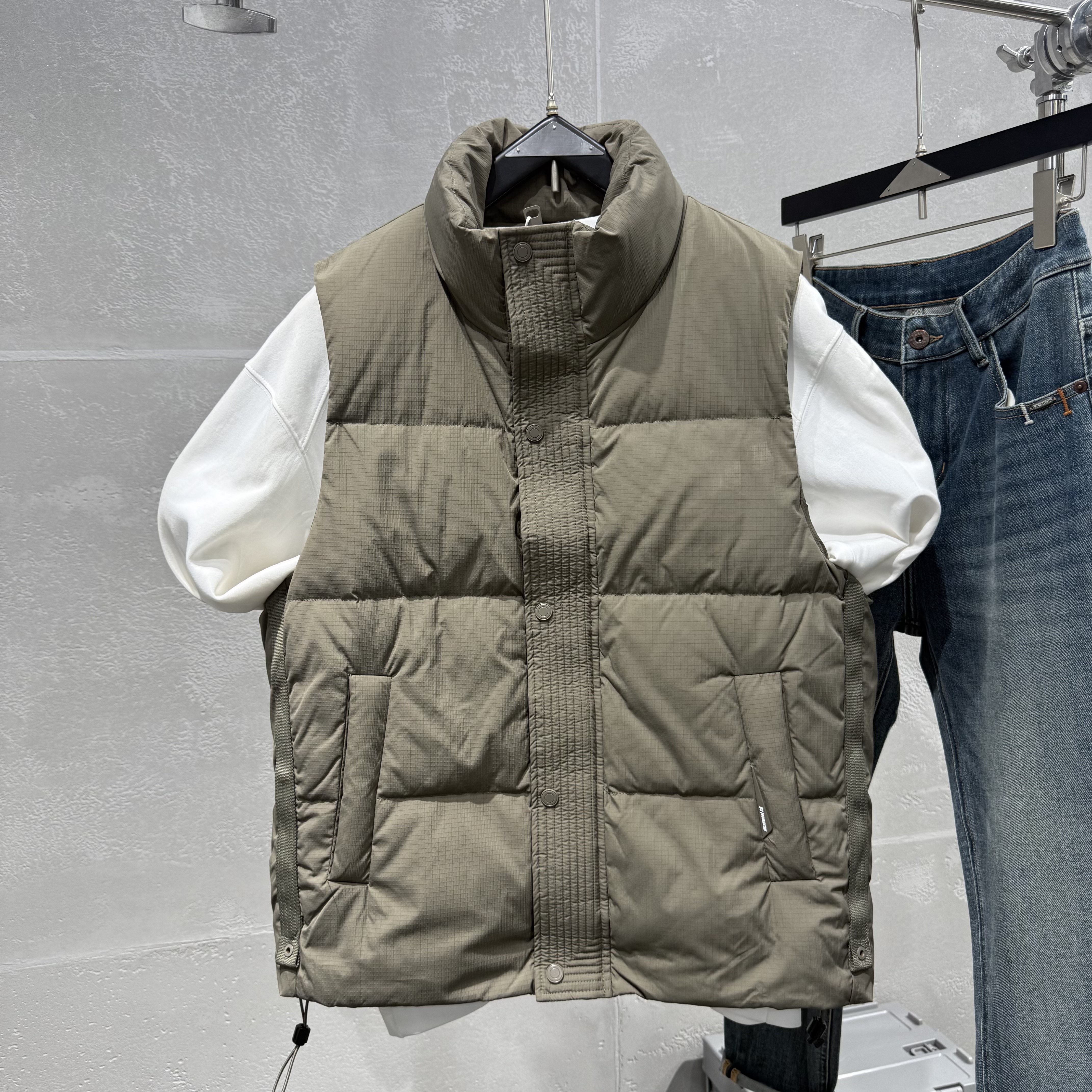 羽绒加厚保暖冬季男士立领马甲