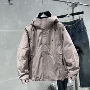 痞帅宽松简约情侣款 男士 防寒服冲锋衣美式 羽绒服加厚保暖新款 冬季