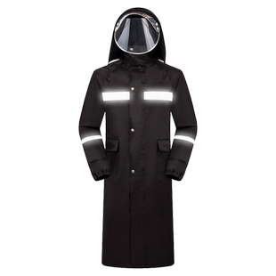 雨衣长款全身防暴雨披加厚加大男款反光骑行钓鱼专用牛津布工作服