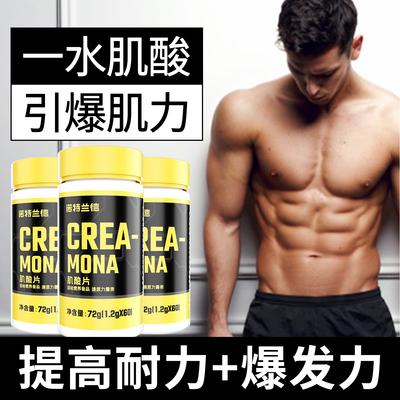 诺特兰德便携式纯锌镁肌酸片一水肌酸粉creatine耐力运动健身补剂