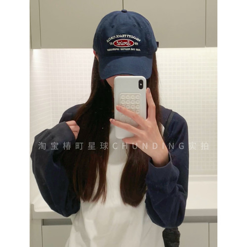 炒鸡显脸小的棒球帽~复古学院风