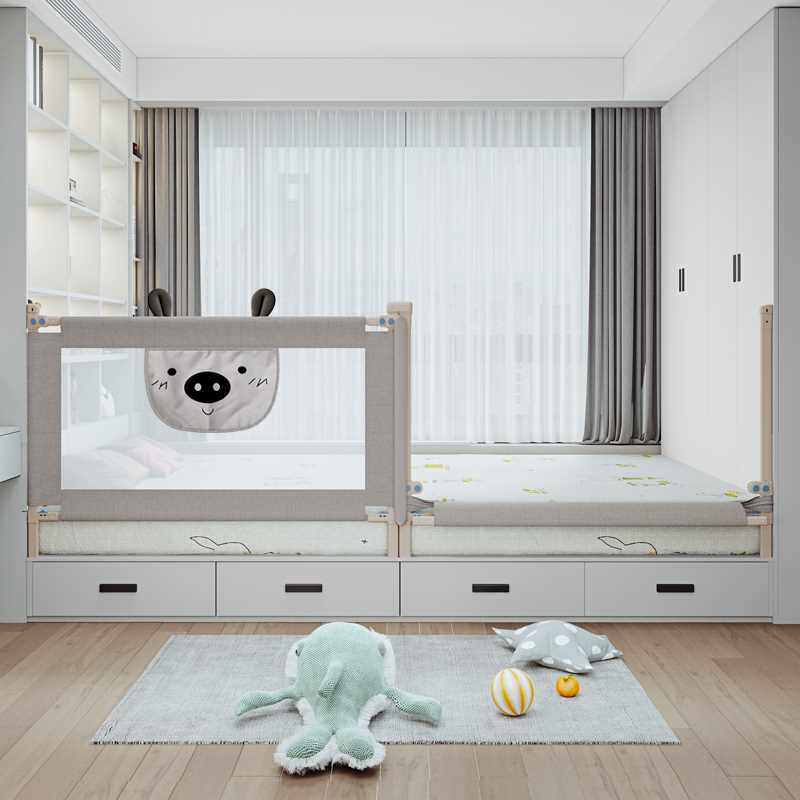 定做榻榻米床围栏护栏定制宝宝婴儿拼接床防摔加高炕防护飘窗挡板